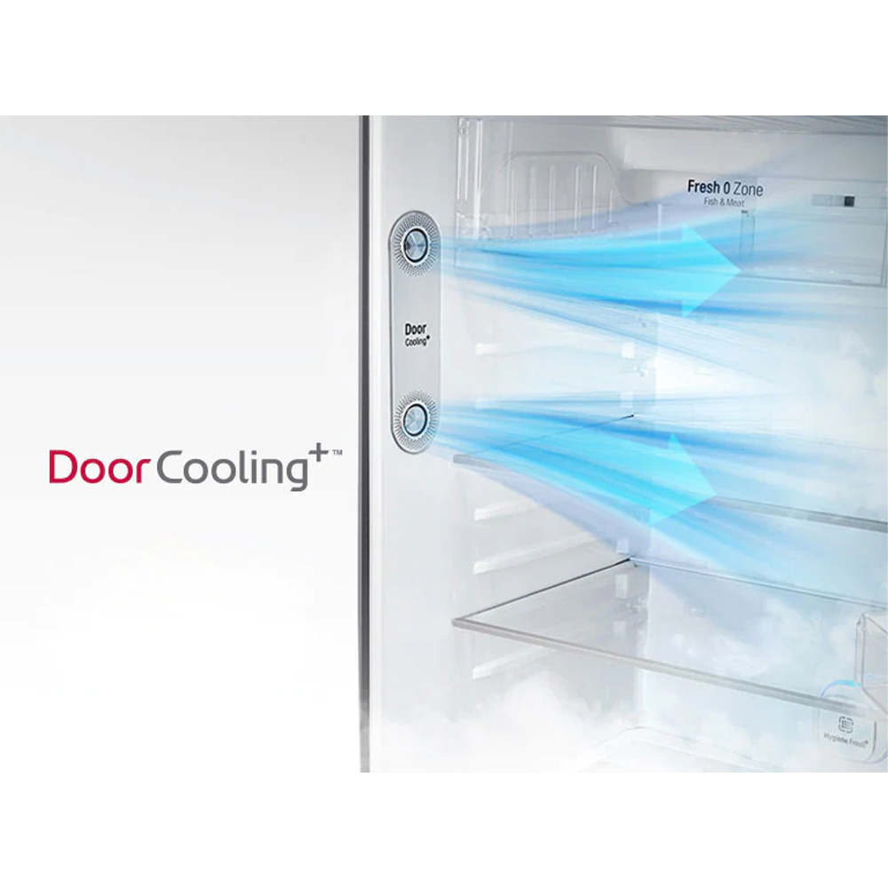 LG 2 DOOR REFRIGERATOR GN-C602HLCC 478L SILVER